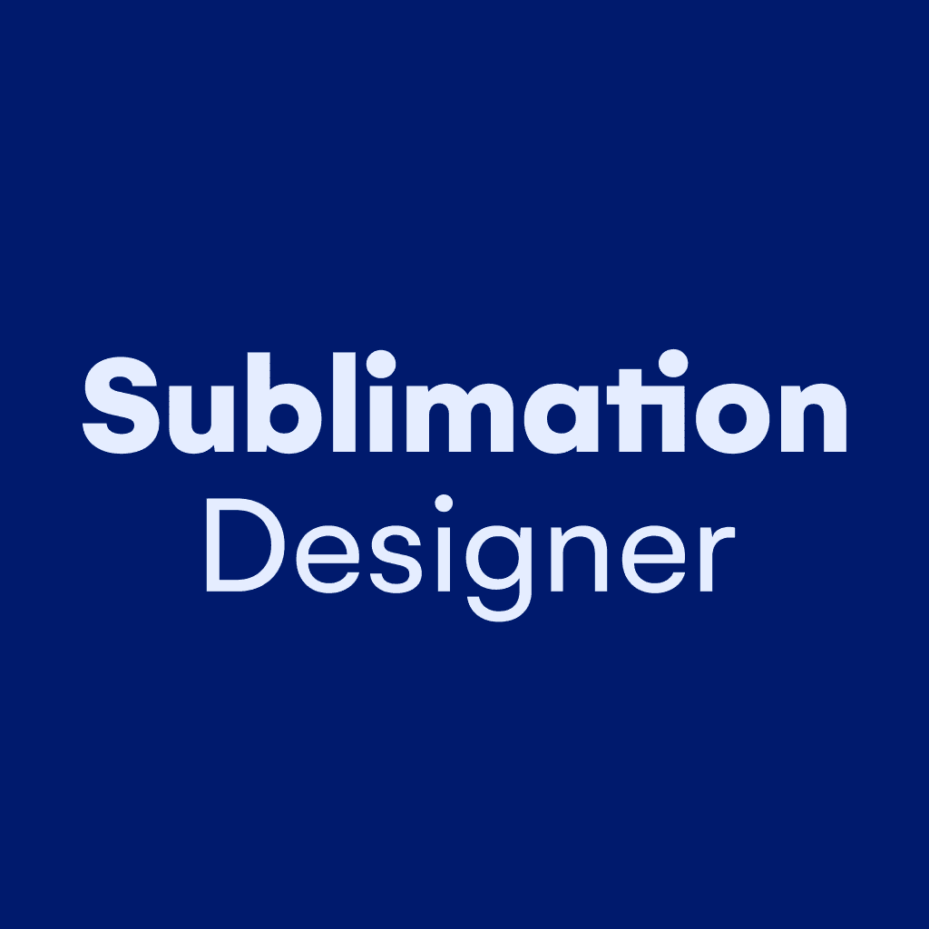 Sublimation Designer app logo rounded